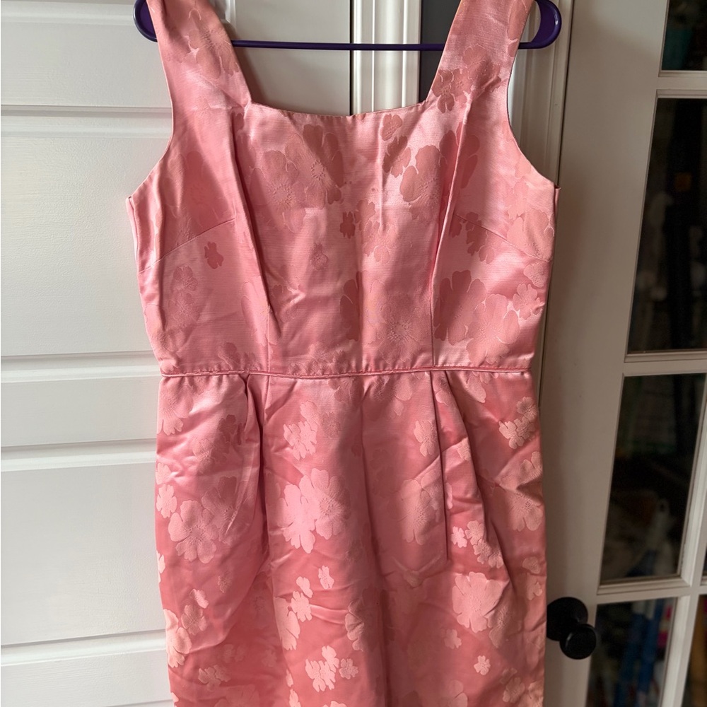 True vintage  Floral Jacquard Party Dress
